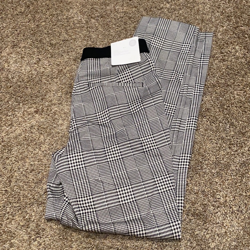 H&M | Gingham Slacks